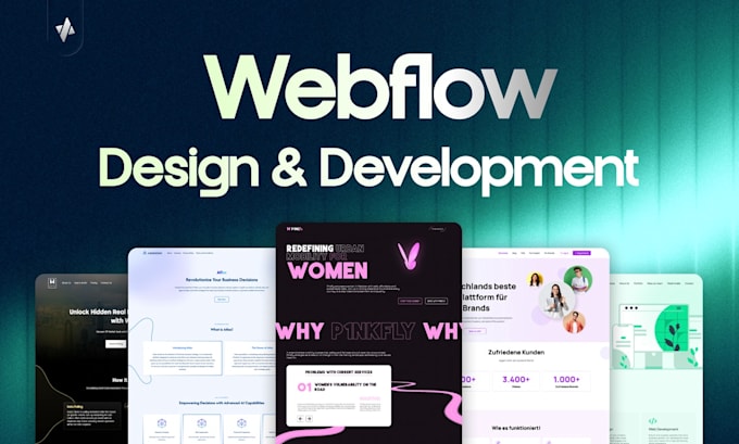do webflow website design, webflow website development, figma to webflow expert