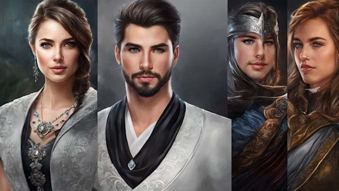 do realistic or fantasy portrait