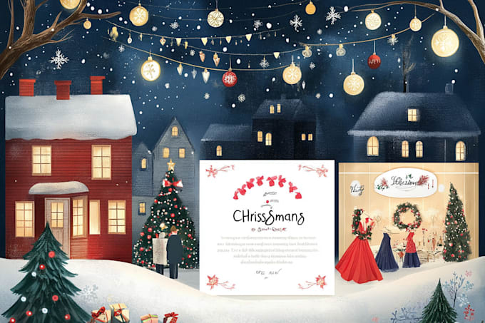 make amazing christmas,greeting or holiday card