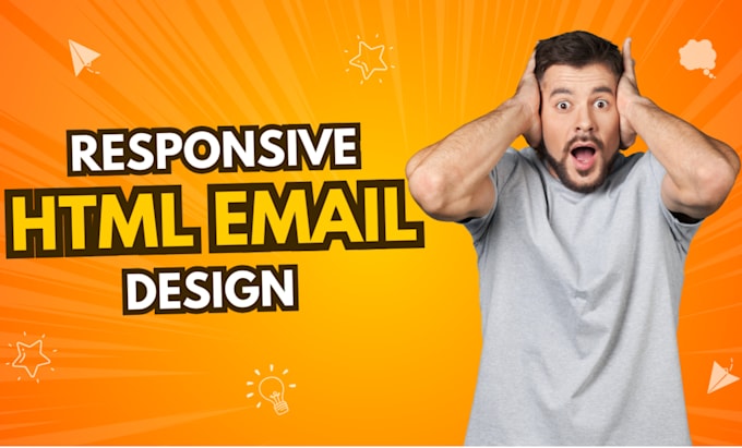 design responsive HTML email flyer template in 6 hours