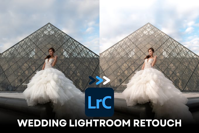 professionally retouch your wedding photos