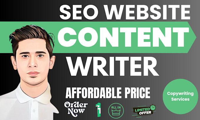be your affordable SEO website content writer or copywriter for all industry