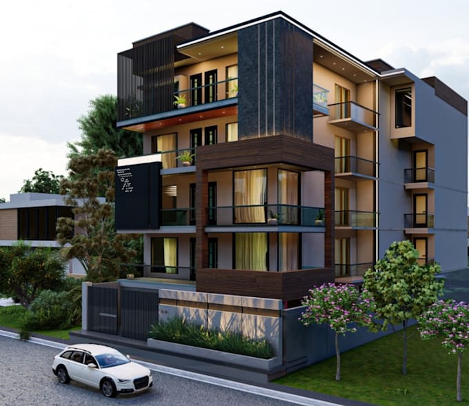 create 3d interior and exterior rendering