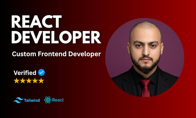 build your website using react and tailwind