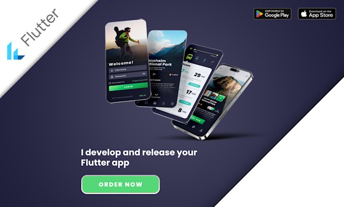 Develop a flutter mobile and desktop app by Dvdfrc | Fiverr