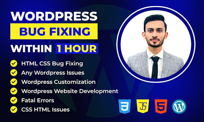 quickly fix wordpress bugs, fix wordpress errors, wordpress issues fixes, PHP
