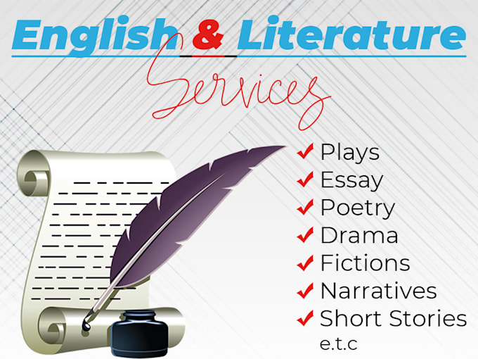 do literature and english analysis