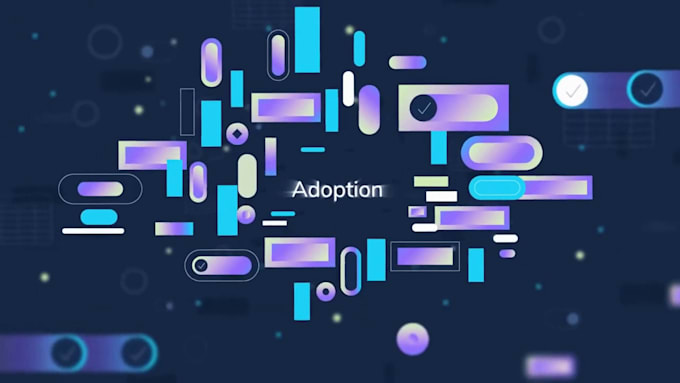 create realistic 3d blockchain explainer animation video, 3d crypto video