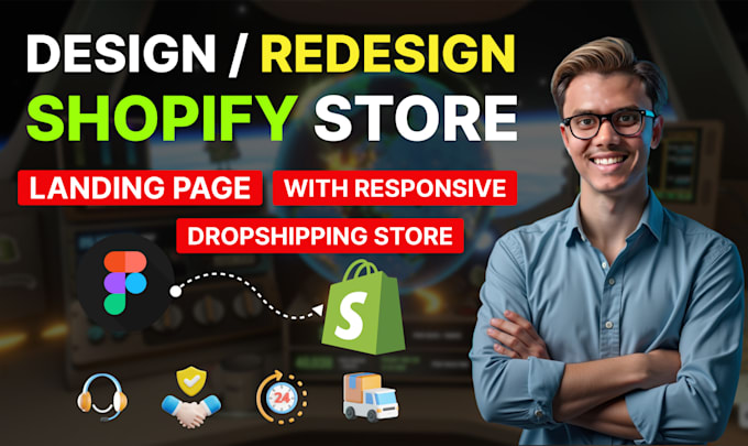 build shopify website, design and redesign figma to shopify