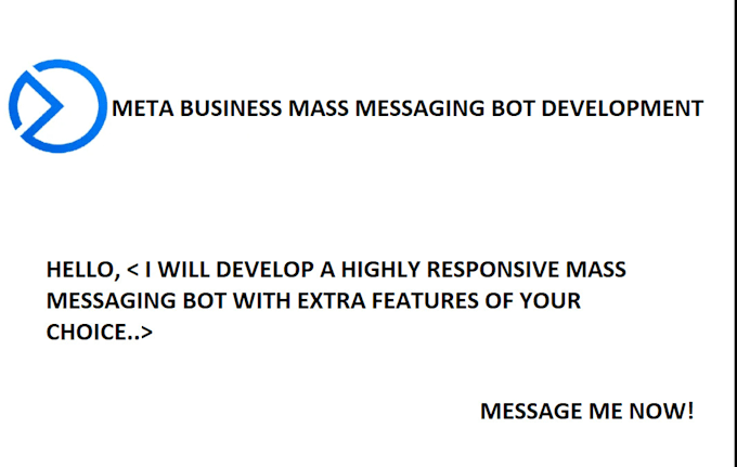 develop a mass messaging bot for meta business suite