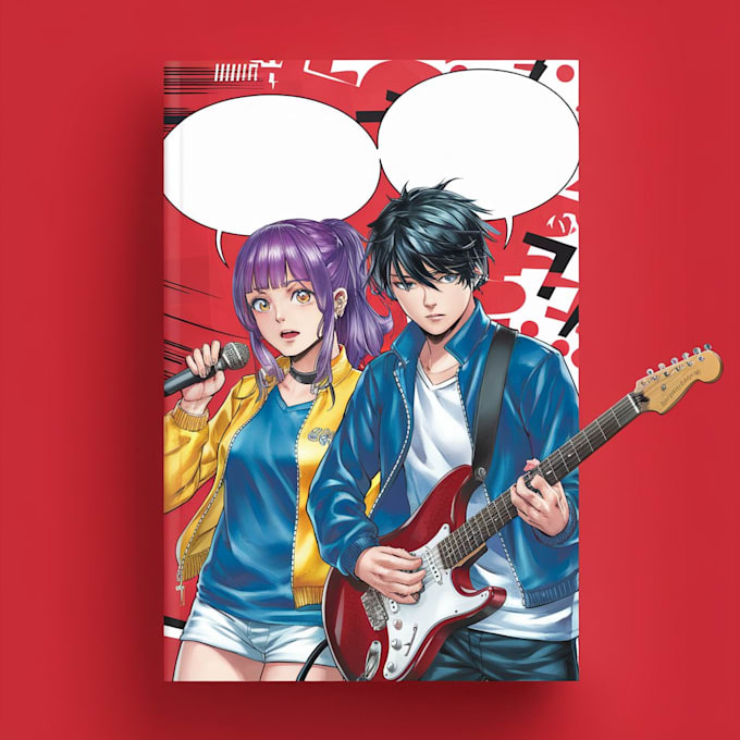 design characters and manga comic book design
