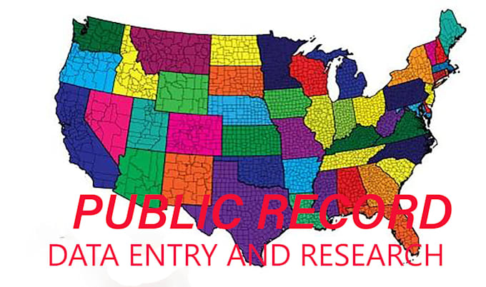 do data entry from county clerk records