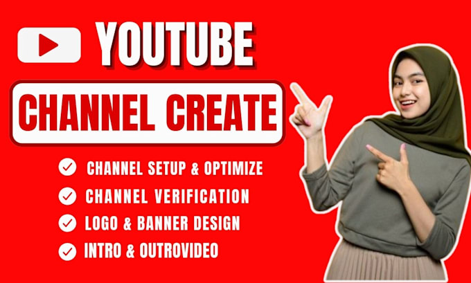 Create youtube channel and setup with logo, banner design by Snigdha814 ...