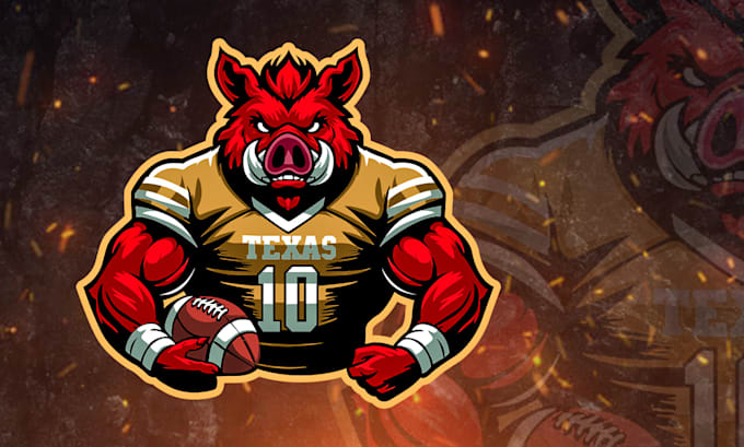design custom mascot logo, cartoon for esports team, twitch, youtube