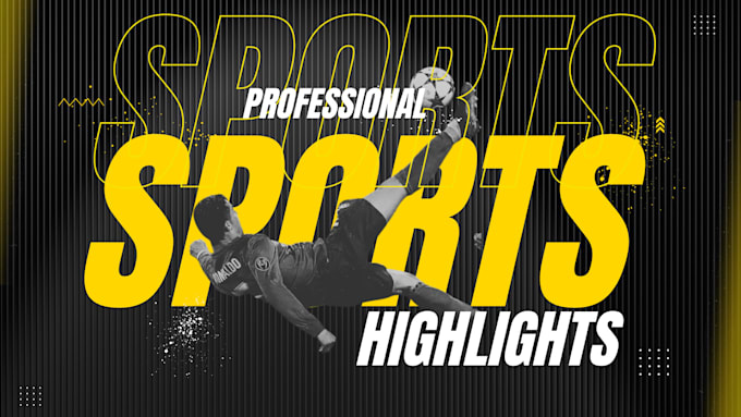 do professional sports video editing