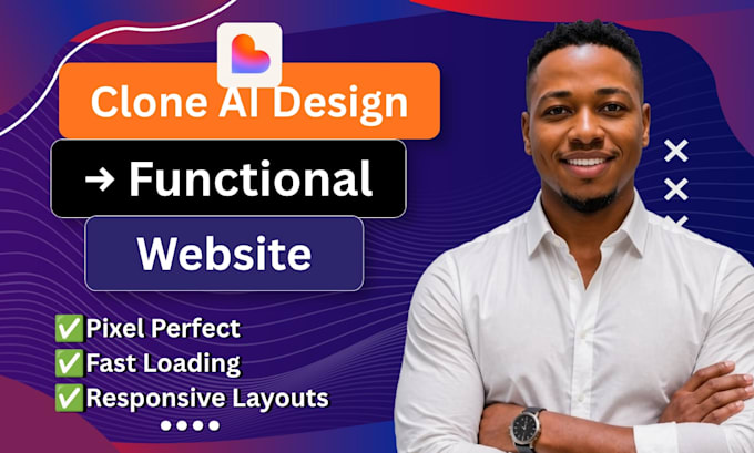 clone lovable base44 v0 or convert figma design to wordpress wix shopify website