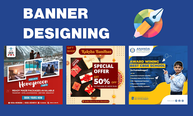 Design creative banner ads, web banner , social media ads by Om ...