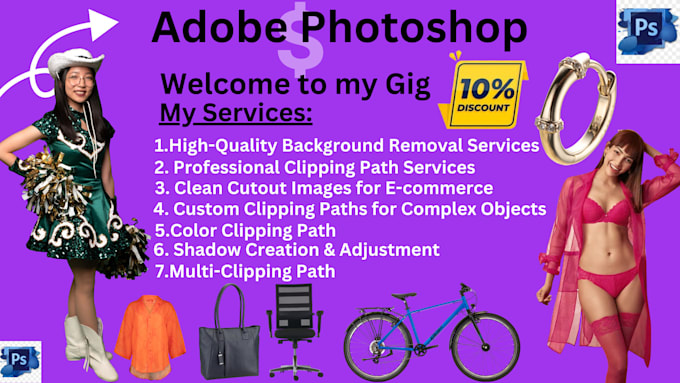 high quality background removal and clipping path services
