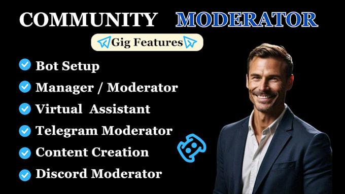 be community moderator for nfts crypto token memecoin discord telegram moderator