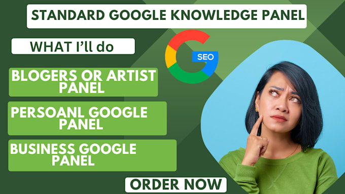 build a professional knowledge panel base on all categories