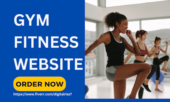 design gym fitness website for personal trainer fitness yoga dropshipping store
