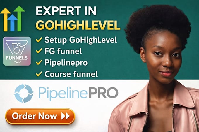 be your ghl expert for pipedrive fg funnel homepage design