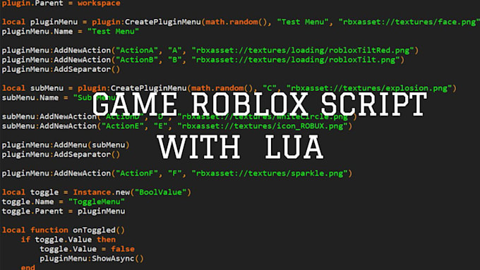 Make roblox game script with lua in roblox studio by Shorlablox | Fiverr