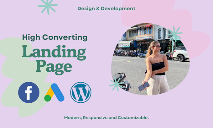 create a unique landing page on wordpress