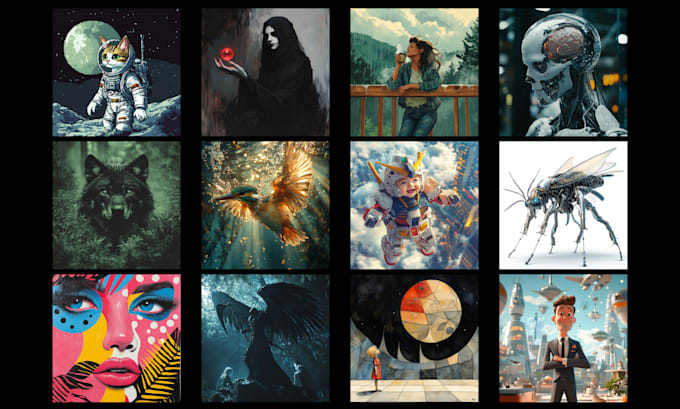 create quick custom ai art using midjourney