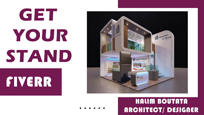 create the design and renders for your exhibition stand