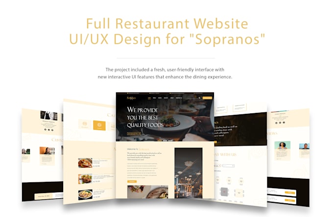 custom UI design for your website using figma
