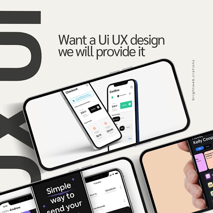 Design affordable clean ux ui by Hsnsyed110 | Fiverr