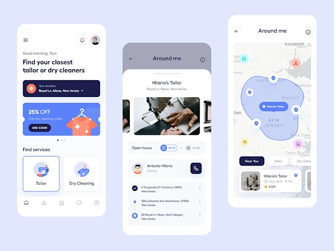 develop on demand laundry app, home service app, handy man app, babysitting app