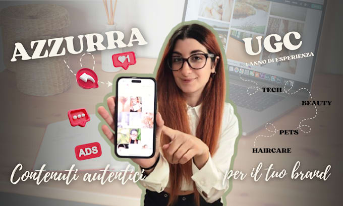 create italian ugc videos for your ads, instagram, tik tok