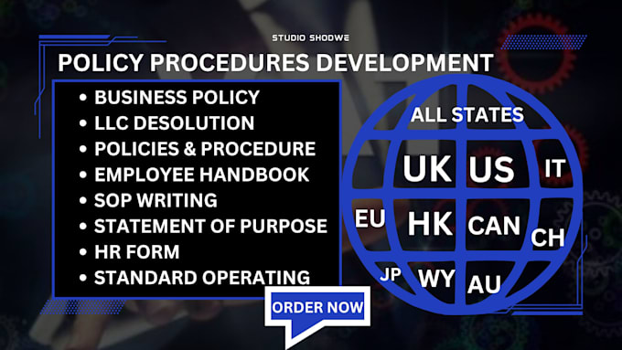 policy standard operating procedure  iso 27001, va disability, rfq, rfp, vat oss