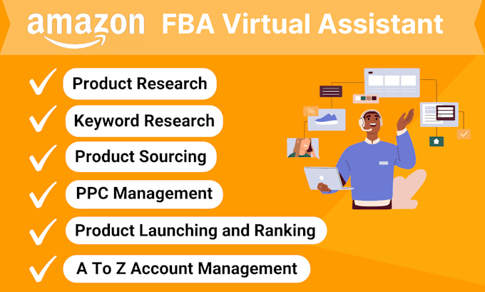 be your amazon fba VA, full store manager and amazon ppc management