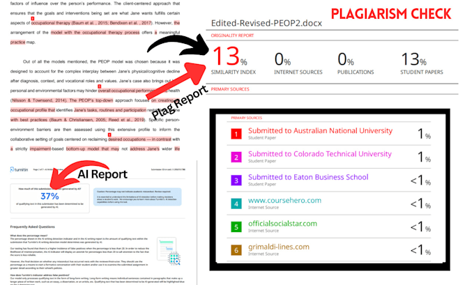 generate complete plagiarism and ai detection reports of your documents