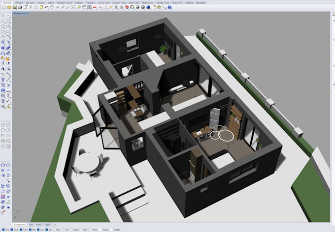 Create a 3d interior model by Geo_katsoulakis | Fiverr