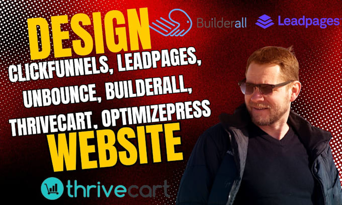 build a high converting funnel website using clickfunnels, leadpages, unbounce