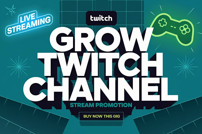 Organically promote and bring the live viewers to your twitch channel ...