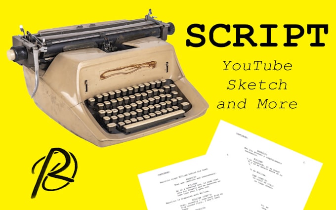 create a script for your youtube channel or sketch