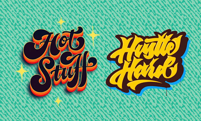 do hand lettering for your logo or merchandise design