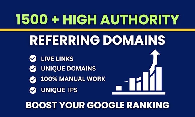 create powerful referring domain backlinks to boost website ranking