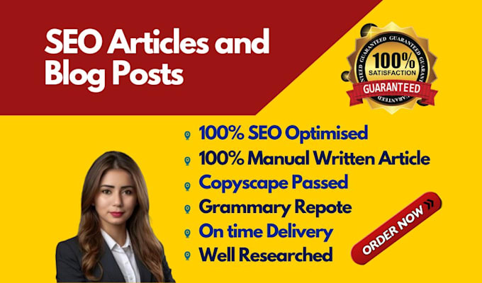 do SEO article writing, blog post writing, content writing