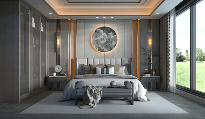 design kitchen bathroom bedroom 3d modeling and 3d rendering