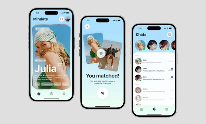 develop dating app, only fans app, match making app, chat app