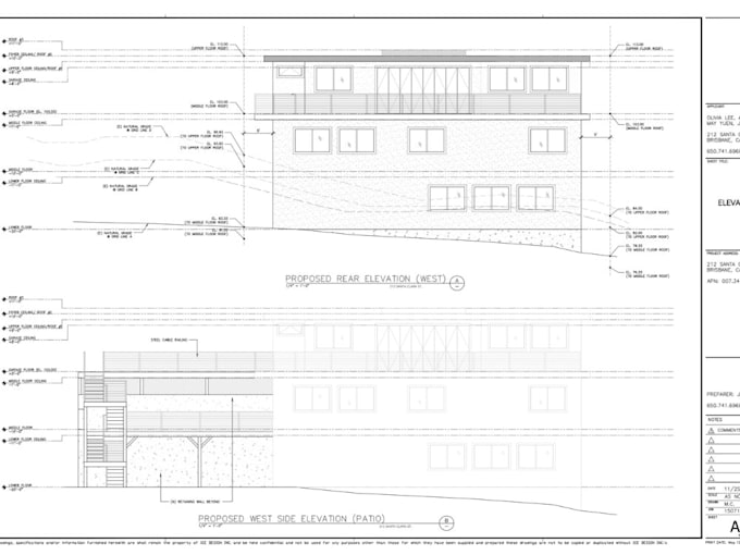 Make full set architectural and construction drawings in autocad for ...