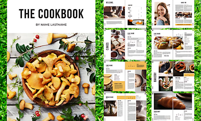 write and design cookbook, recipe book ebook writing book cover design