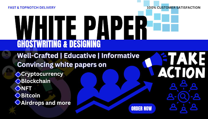write and design blockchain, crypto, nft and airdrop whitepaper