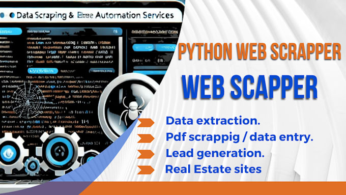 do python web scraping, data scraper, web automation